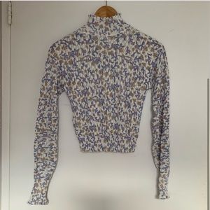 Floral Long Sleeve Blouse - Zara